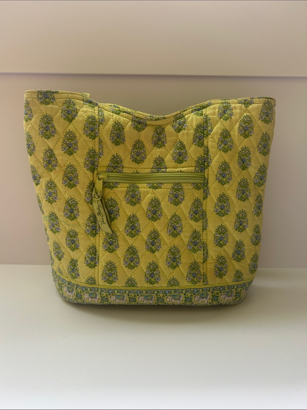 Vintage Early 2000 Vera Bradley Citrus Elephant